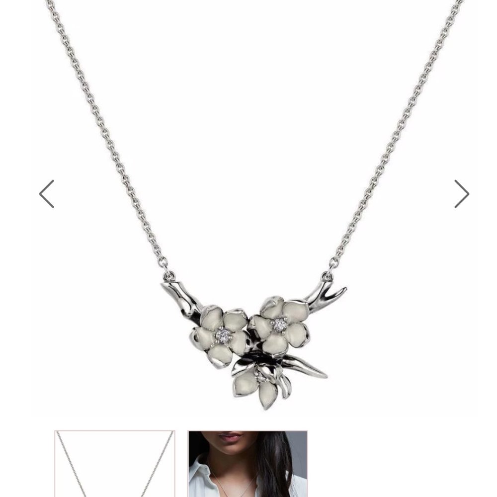 Shaun Leane Cherry Blossom Flower pendant